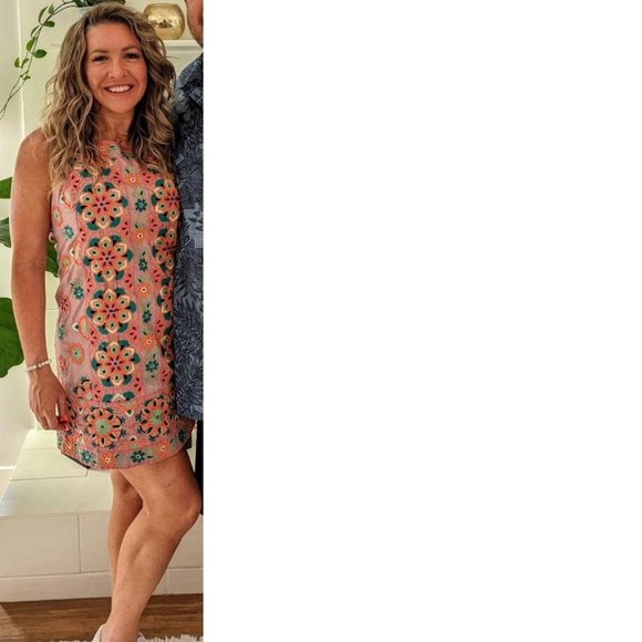 Anthropologie Embroidered & Appliqued Shift Dress - Picture 13 of 13